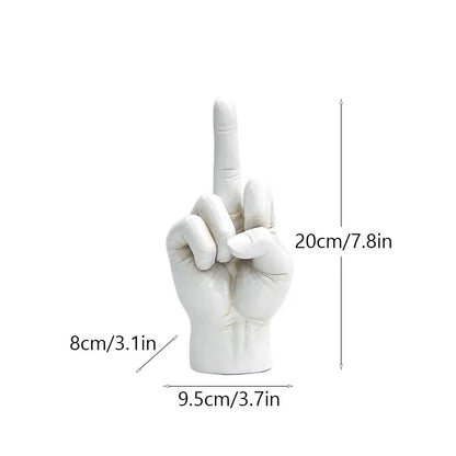 Figurka „Środkowy Palec” – Humorystyczna Ozdoba Idealna na Prezent