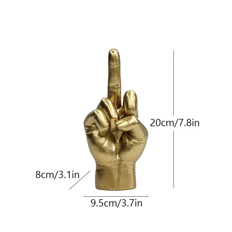 Figurka „Środkowy Palec” – Humorystyczna Ozdoba Idealna na Prezent